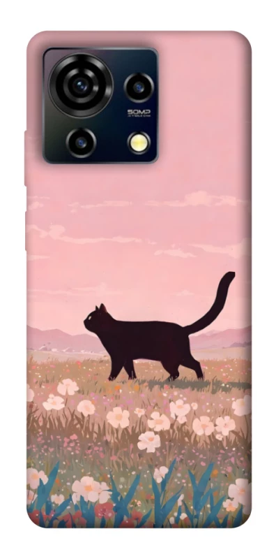Чохол на ZTE Blade V50 Vita cat on a field фото 1 з 1