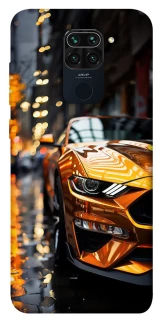 Чохол на Xiaomi Redmi Note 9 / Redmi 10X Golden sports car фото 1 з 1