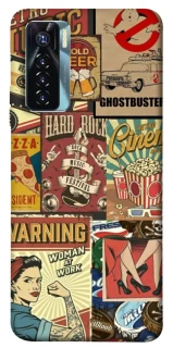 Чохол на TECNO Camon 17 Pro Retro collage ver.2 фото 1 з 1