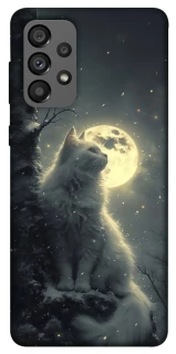 Чохол на Samsung Galaxy A73 5G Кіт під місяцем фото 1 з 1