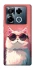 Чохол на Infinix Note 40 Pro 4G Сat with glasses фото 1 з 1
