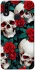 Чохол на Samsung Galaxy A10s skull and rose фото 1 з 1