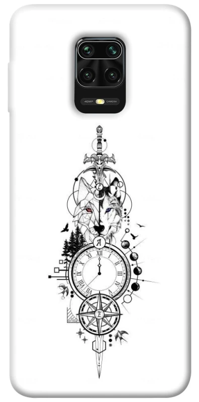 Чехол на Xiaomi Redmi Note 9s / Note 9 Pro / Note 9 Pro Max Tattoo ver.8 фото 1 из 1