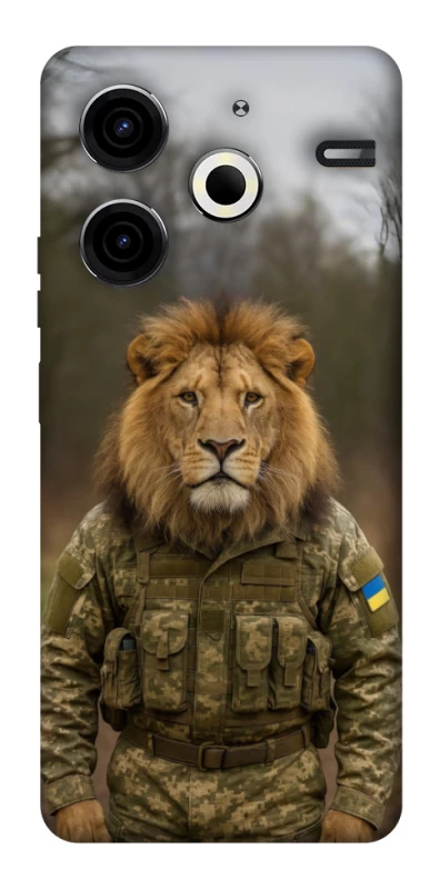 Чохол на TECNO Pova 6 Neo (LI6) Лев захисник фото 1 з 1