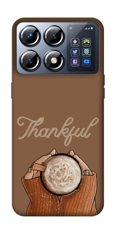 Чохол на Xiaomi POCO X8 Pro Thankful coffee фото 1 з 1