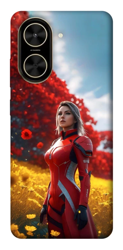 Чохол на Xiaomi Poco C71 Cyber space girl ver.5 фото 1 з 1