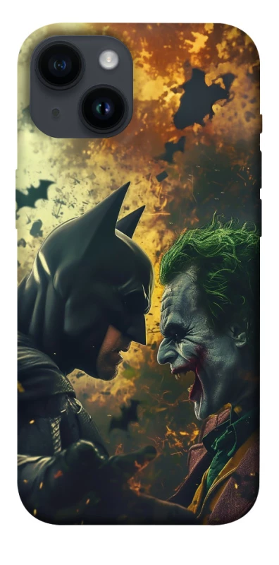 Чехол на Apple iPhone 14 (6.1") Batman and the Joker фото 1 из 1