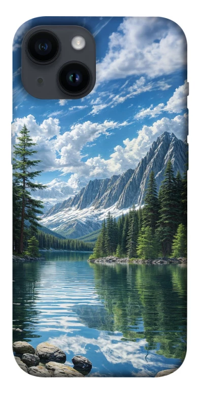 Чохол на Apple iPhone 14 (6.1") River in the mountains фото 1 з 1