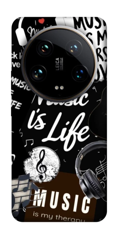 Чохол на Xiaomi 14 Ultra Music is Life фото 1 з 1