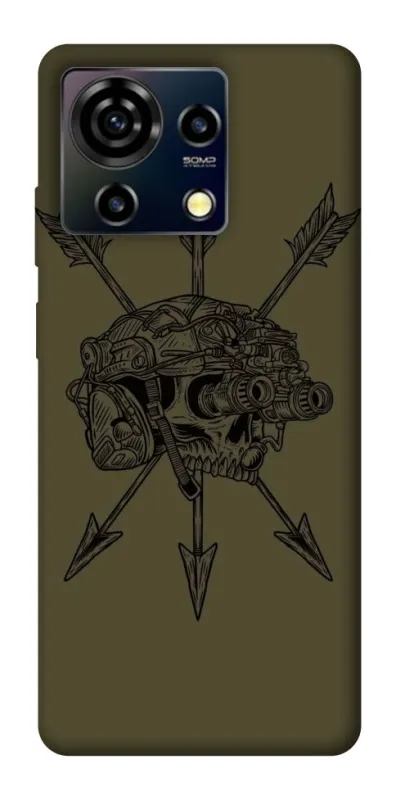 Чехол на ZTE Blade V50 Vita Mil skull фото 1 из 1