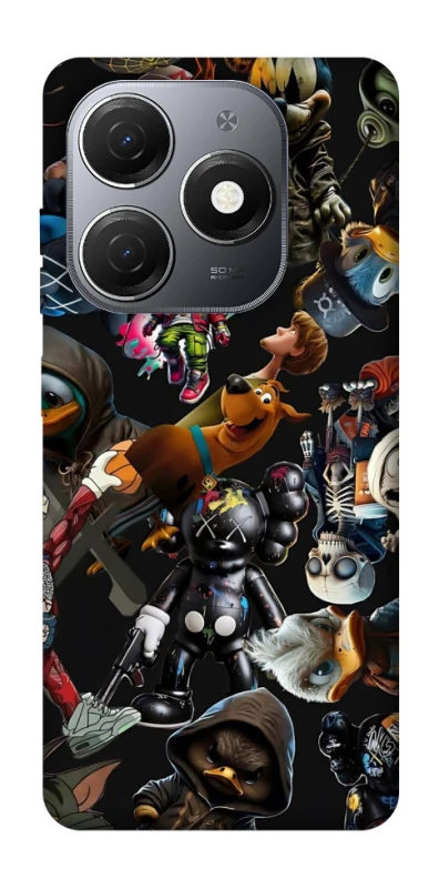 Чехол на TECNO Spark 20 Cartoons фото 1 из 1