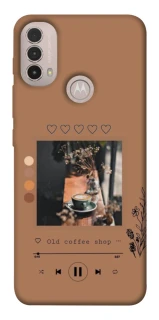 Чохол на Motorola Moto E40 Coffee player фото 1 з 1