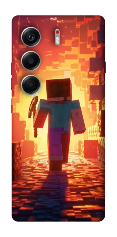 Чехол на Tecno Camon 40 Minecraft adventure фото 1 из 1