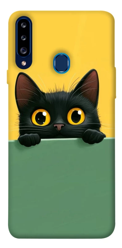 Чохол на Samsung Galaxy A20s Black cat v2 фото 1 з 1