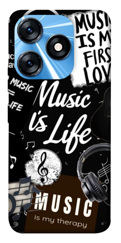 Чохол на TECNO Spark 10 Music is Life фото 1 з 1