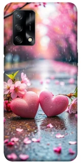 Чехол на Oppo A74 4G Pink heart фото 1 из 1
