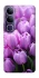 Чохол на Vivo Y300 Фіолетові тюльпани фото 1 з 1
