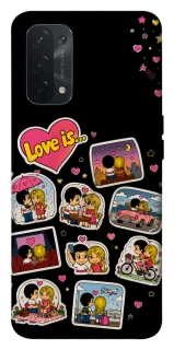 Чехол на Oppo A54 5G / A74 5G Love is ver.3 фото 1 из 1