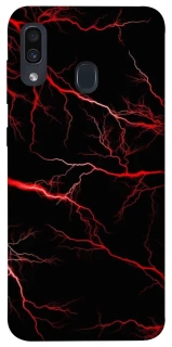 Чехол на Samsung Galaxy A20 / A30 Красная молния фото 1 из 1
