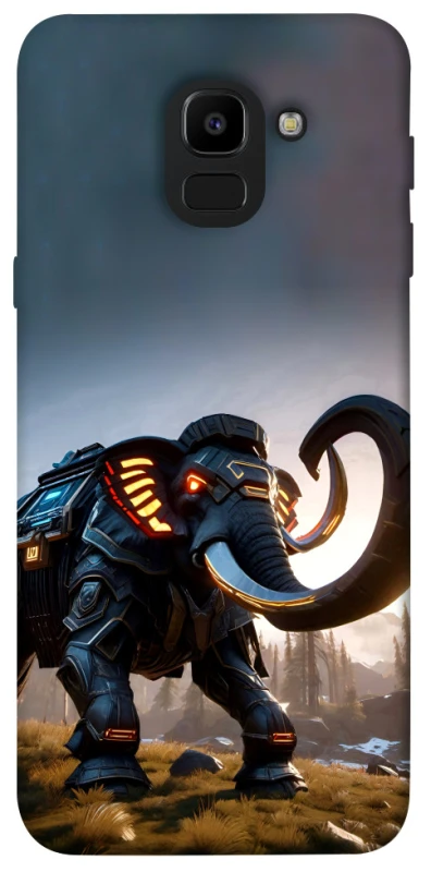 Чохол на Samsung J600F Galaxy J6 (2018) Cyber ​​elephant фото 1 з 1