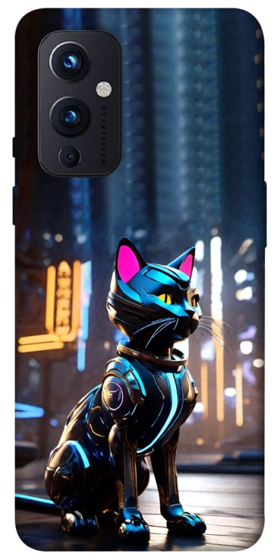 Чехол на OnePlus 9 Cyber cat фото 1 из 1