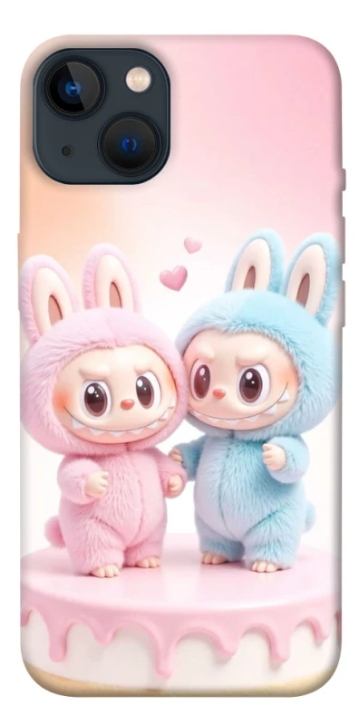 Чехол на Apple iPhone 13 (6.1") Labubu Twins фото 1 из 1