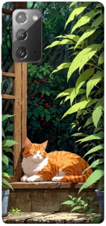 Чехол на Samsung Galaxy Note 20 red cat фото 1 из 1