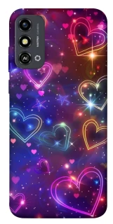 Чохол на ZTE Blade A53 Drawn hearts фото 1 з 1