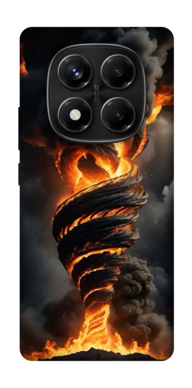 Чехол на Xiaomi Redmi Note 14 Pro 4G Огненный торнадо фото 1 из 1