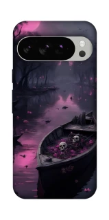 Чехол на Google Pixel 10 Pro Boat and flamingo фото 1 из 1