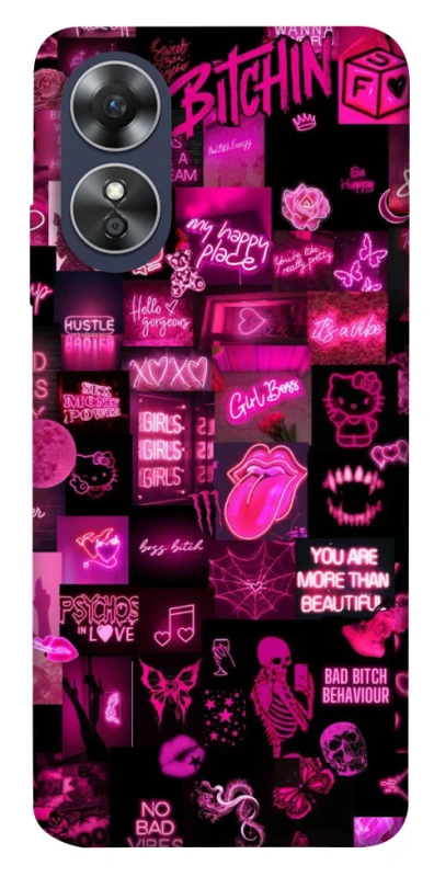 Чохол на Oppo A17 Hot collage ver.8 фото 1 з 1