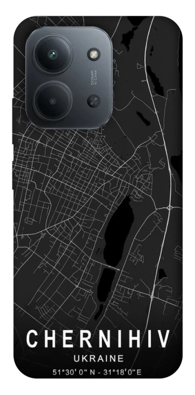Чохол на Xiaomi Redmi 15C (EU) Chernihiv map фото 1 з 1