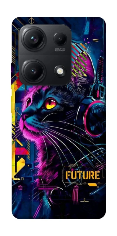 Чохол на Xiaomi Redmi Note 14S Cyber Cat v2 фото 1 з 1