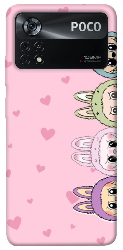 Чехол на Xiaomi Poco X4 Pro 5G All Labubu 4 фото 1 из 1