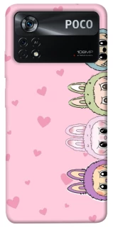 Чехол на Xiaomi Poco X4 Pro 5G All Labubu 4 фото 1 из 1