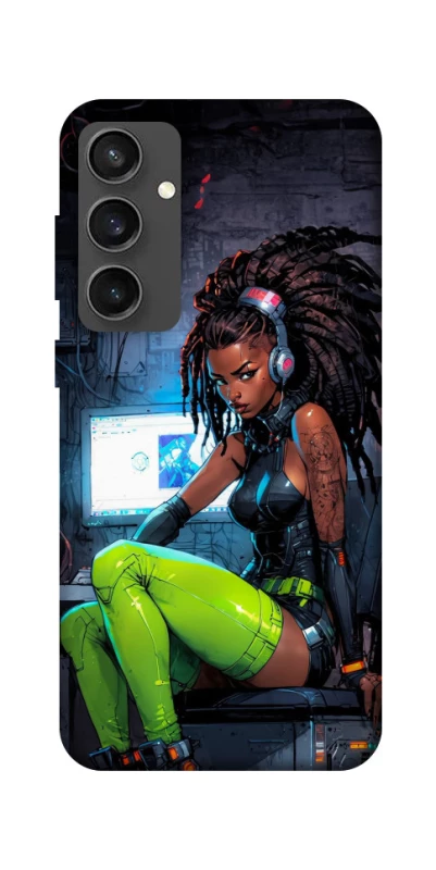 Чехол на Samsung Galaxy S24 FE Cyber girl фото 1 из 1