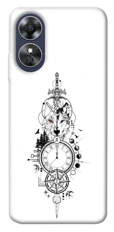 Чехол на Oppo A17 Tattoo ver.8 фото 1 из 1
