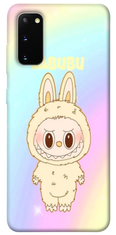 Чохол на Samsung Galaxy S20 Fluffy Rainbow Labubu фото 1 з 1