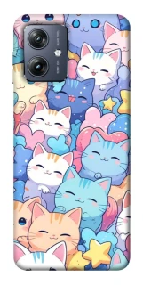 Чехол на Motorola Moto G54 Funny Kittens ver.3 фото 1 из 1