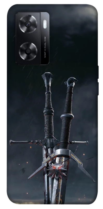 Чохол на Oppo A77s Мечі Ведьмака фото 1 з 1
