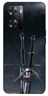Чохол на Oppo A77s Мечі Ведьмака фото 1 з 1