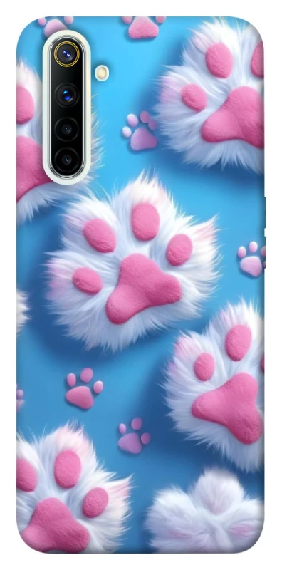 Чехол на Realme 6 Cat paw фото 1 из 1