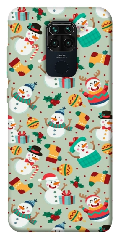 Чехол на Xiaomi Redmi Note 9 / Redmi 10X Новогодний v2 фото 1 из 1