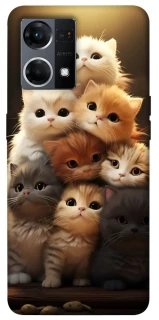 Чехол на Oppo Reno 7 4G Чехол Kittie Love v2 фото 1 из 1