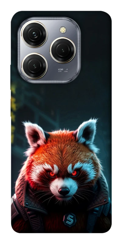 Чохол на TECNO Spark 20 Pro Cyber Red Panda фото 1 з 1