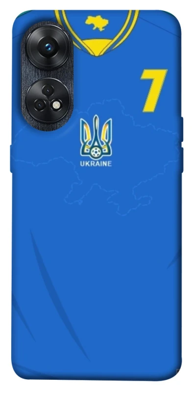 Чехол на Oppo Reno 8T 4G UA-Football ver.4 фото 1 из 1