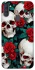Чохол на Samsung Galaxy A11 skull and rose фото 1 з 1