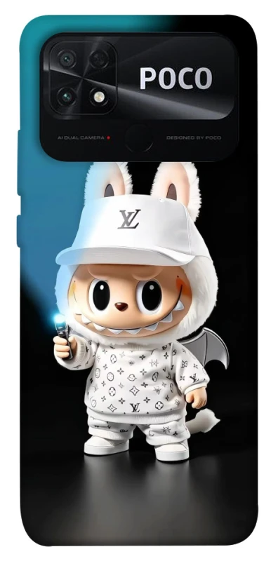 Чехол на Xiaomi Poco C40 Labubu with flashlight ver.1 фото 1 из 1