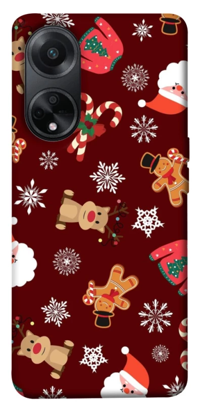 Чохол на Oppo A58 4G Новорічний v6 фото 1 з 1