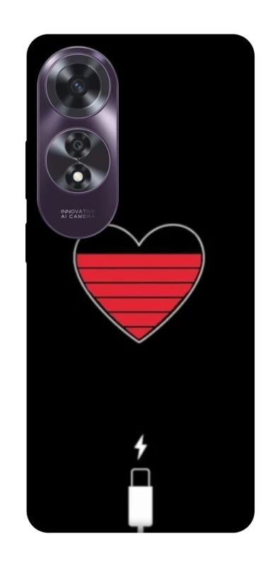 Чохол на Oppo A60 Charge your heart фото 1 з 1